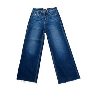 LOVERVET Cropped Wide Leg Jeans